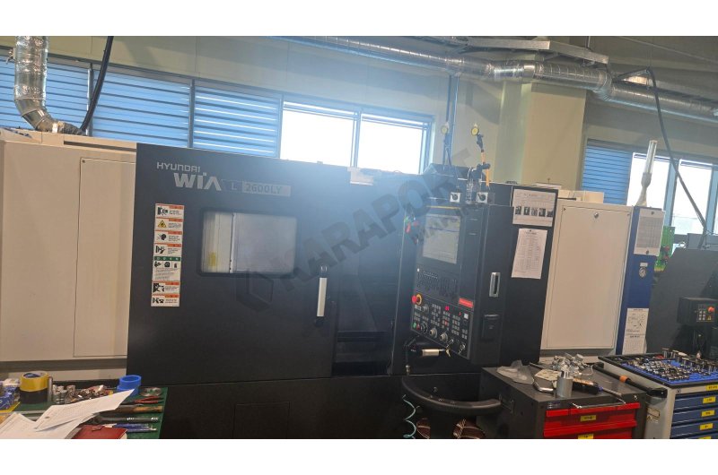 10 inç Hyundai Wia L2600LY C-Y Eksen CNC Torna Tezgahı-2022