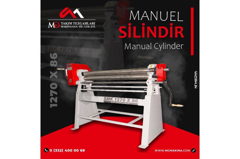 1270 x 86 Manuel Silindir Makinası