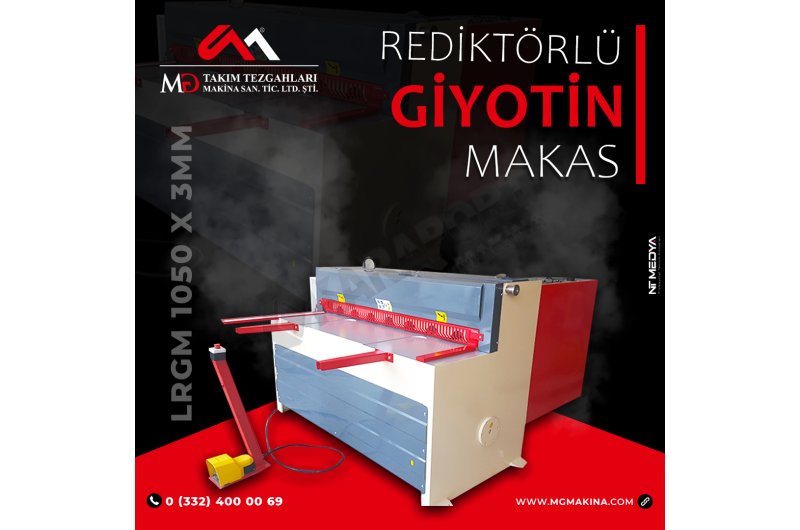 1550 x 3mm Rediktörlü Giyotin Makas - Guillotine Machines