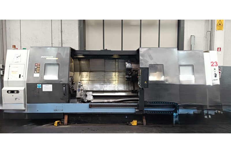 21 İnç Doosan Puma 600LM 3200 Boy C Eksen Ara Yataklı CNC Torna