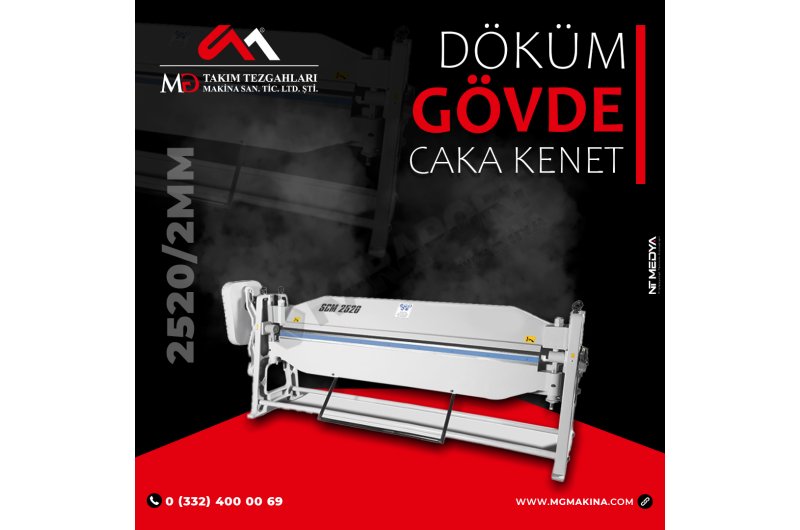 2520 x 2mm Döküm Gövde Caka Kenet