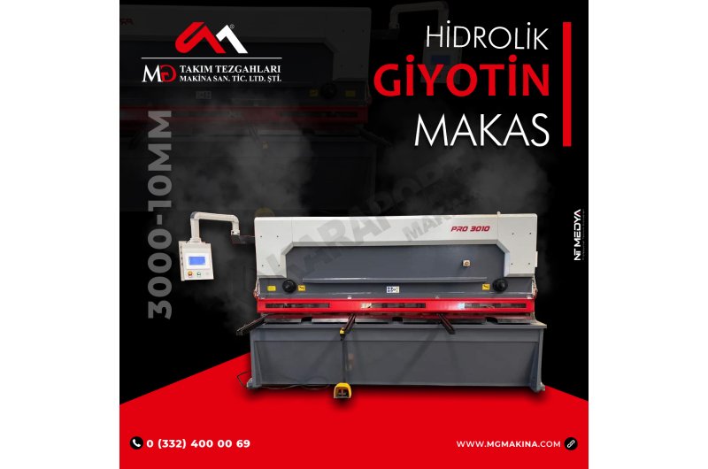 3000 x 10mm guillotine shear - Giyotin Makas