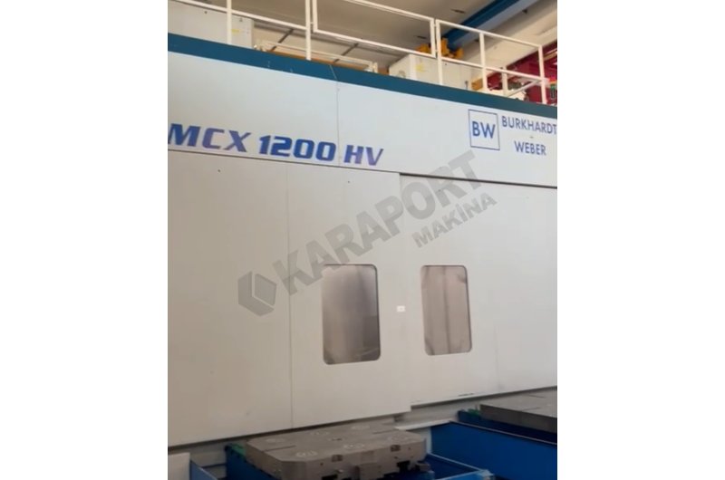 5 Eksen B&W MCX-1200HV 4 Palet CNC Yatay İşleme Merkezi ve Takım