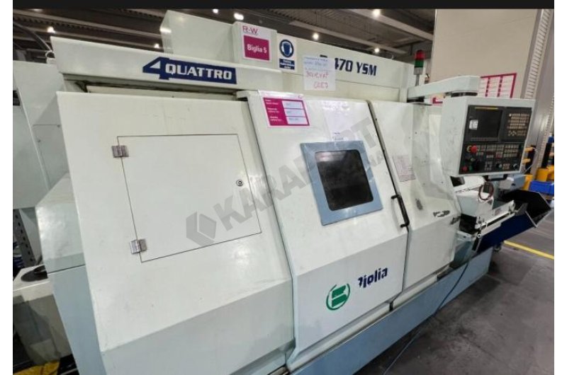 BIGLIA B470 YSM  Y eksenli IEMCA Çubuk Sürücülü CNC Torna – 2007