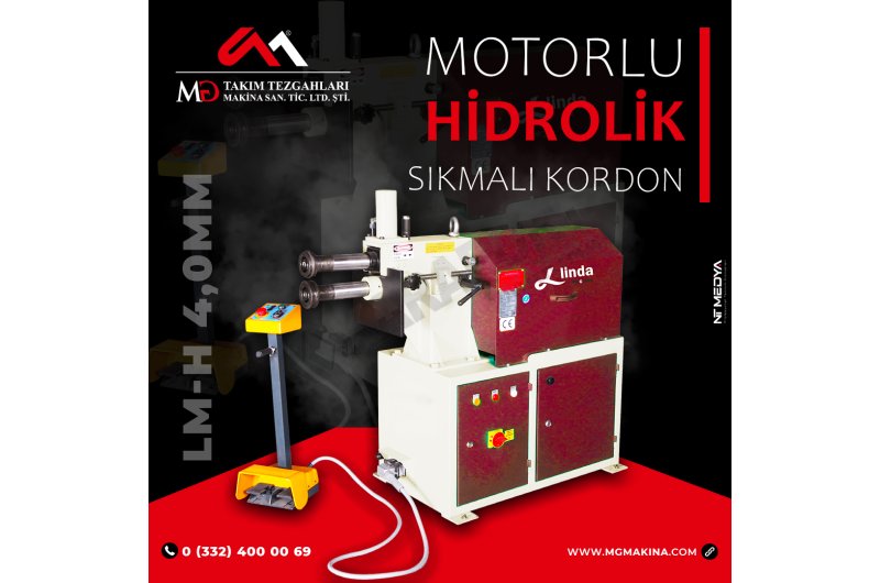 BM-H 4,0mm Motorlu Hidrolik Sıkmalı  Kordon
