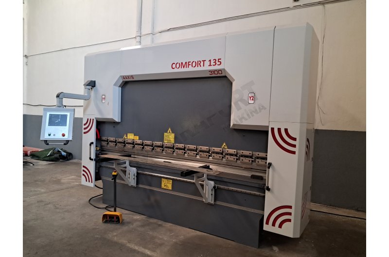CNC 3100 x 135 Ton 4 Eksen Linda Abkant Pres - Press Brake ( SIF