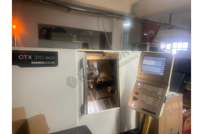 DMG CTX 310 Ecoline C Eksen CNC Torna ve Canlı Takımları-2011