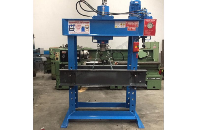 HALIMUSTA MARKA 150 TON GEZERLİ HİDROLİK PRES SIFIR