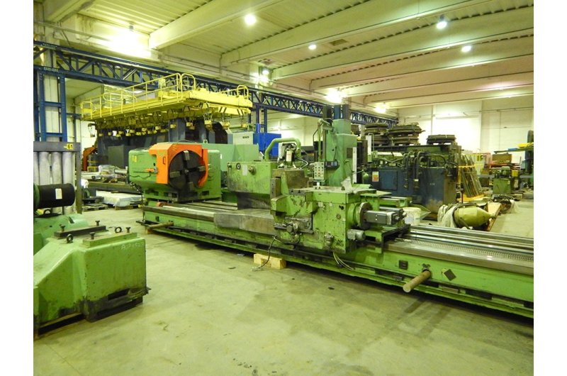 Hoesch MFD Çap 1400 Boy 6500 mm CNC Torna Tezgahı