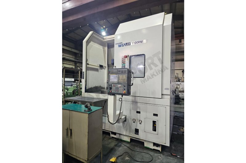 Hyundai Wia LV-1100RM C Eksenli CNC Dik Torna Tezgahı ve Tüm Tak