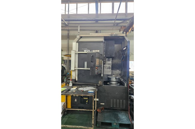 Hyundai Wia LV500LM C Eksen CNC Dik Torna Tezgahı-2019