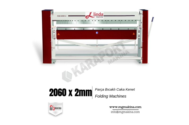 LCM 2060 x 2mm Parça Bıcaklı Caka kenet - Folding Machines