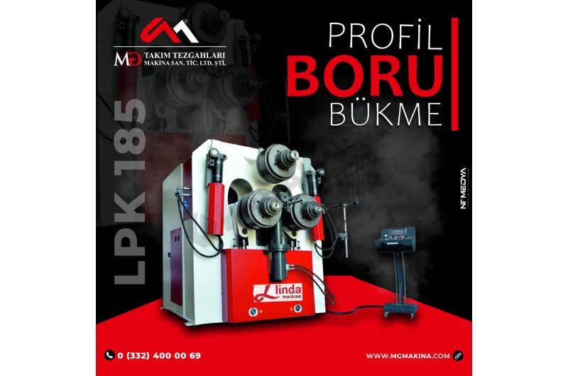 LPK 185 Profil ve Boru Bükme Hidrolik Makinası