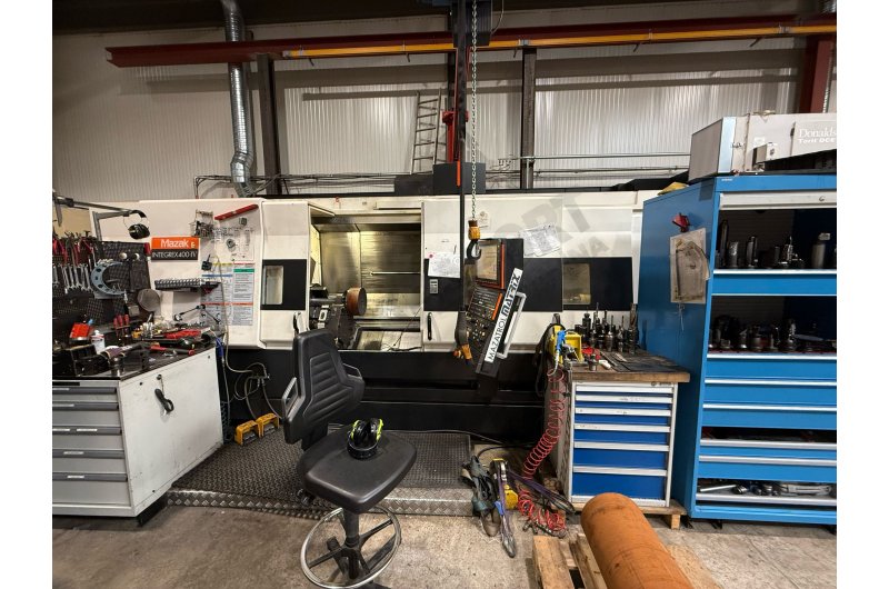 Mazak Integrex 400 I-V Arayataklı 2500 Boy CNC Tornalama Merkezi