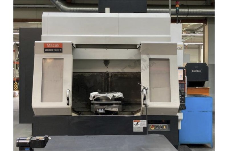 Mazak Variaxis 730-5X II 5 Eksen Çift Tabla CNC Dik İşleme-2008