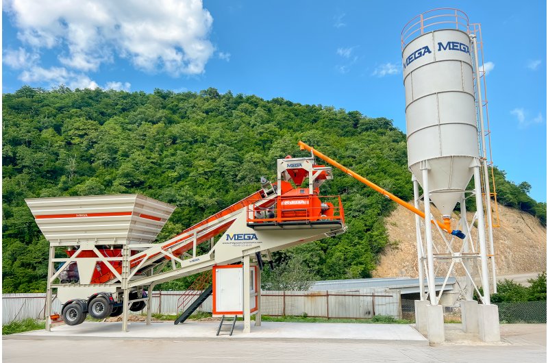 MOBİL BETON SANTRALİ - 100 m³ - HEMEN TESLİM