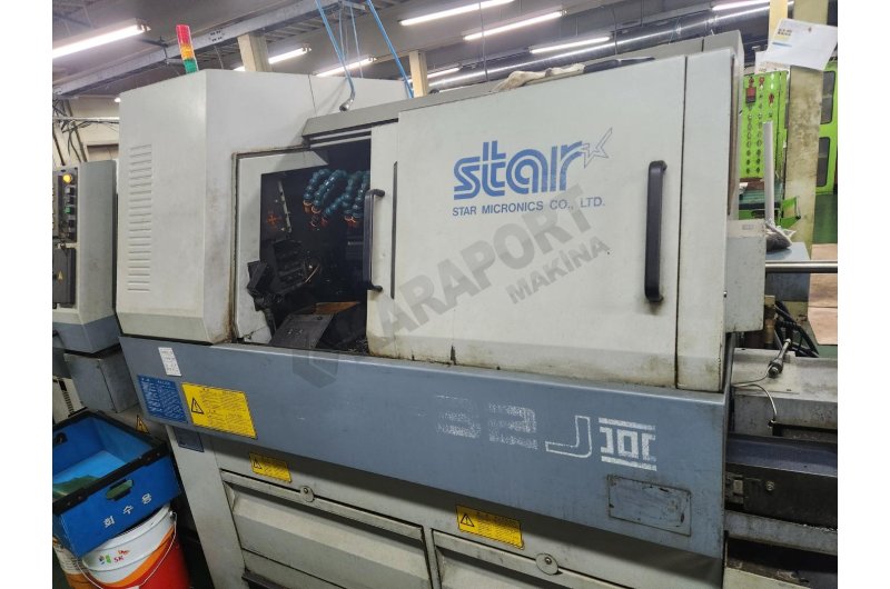 Star SV-32J-II CNC Kayar Otomat Tezgahı ve Çubuk Sürücüsü