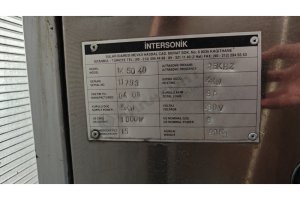 100 LİTRE KAPASİTELİ ULTRASONİK YIKAMA VE YAĞ ALMA MAKİNASI