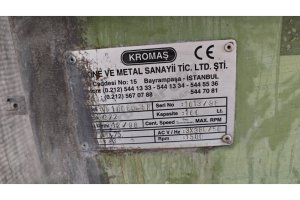 100 LT. KROMAŞ MARKA VİBRASYONLU ÇAPAK ALMA VE PARLATMA MAKİNASI