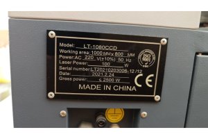100 WATT TEK KAFA 100X80 CM CO2 LAZER KESİM, MARKALAMA MAKİNASI