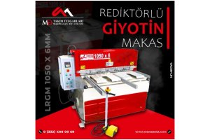 1050 x 3mm Rediktörlü Giyotin Makas