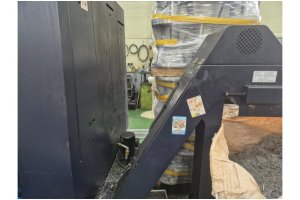 12 inç 1200 Boy Hwacheon Hitec 450 BL-YMC C-Y Eksen CNC Torna