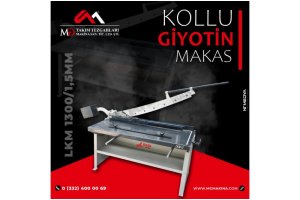 1300 x 1.5mm Döküm Kollu Giyotin Makas