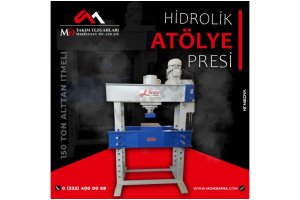 150 Ton Hidrolik Alttan İtmeli Atölye Presi