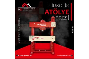 200 Ton Motorlu Hidrolik Atölye Presi