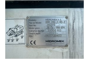 2022 HİDROMEK 390 LC-3-HD-ORJİNAL-0532 303 0550