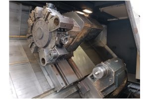 21 İnç Doosan Puma 600LM 3200 Boy C Eksen Ara Yataklı CNC Torna