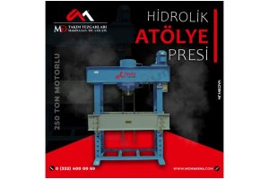 250 Ton Kollu Motorlu Hidrolik Atölye Presi  - Hydraulic Worksho