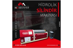 2570 x 280 x 3 Toplu Hidrolik Silindir Makinası