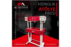 30 Ton Kollu Motorlu Linda Machine Hidrolik Atölye Presi