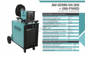 300 Amp Mıg Mag Çantalı Gaz Altı Kaynak Makinesi