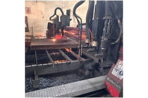 ALFATEK MARKA 3 X 8 MT 4 BAŞLI OKSİJEN KESİM TEZGAHI