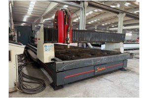 BAYKAL MARKA 2 x 6 METRE 130 AMPER CNC PLAZMA TEZGAHI 2006 MODEL