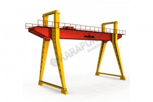 Çift Giriş Köprülü Portal Vinç
