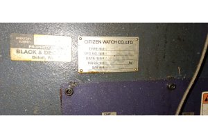 Citizen L-20 CNC Kayar Otomat Tezgahı ve Çubuk Sürücüsü-2002