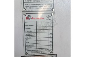 DURMAZLAR MARKA 3X135 TON 8 EKSEN CNC HİDROLİK ABKANT PRES