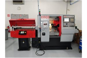 Emco Maxturn 25 C-Y Eksen Karşı Ayna CNC Torna ve Çubuk Sürücü–2