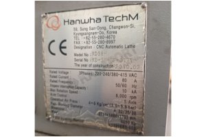 Hanwha XD-38H 5 Eksen CNC Kayar Otomat ve Tüm Takımları-2010