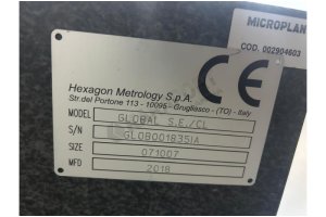 Hexagon Global 07.10.07 CMM 3 Boyut Ölçüm Cihazı-2018
