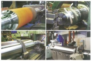 Hoesch MFD Çap 1400 Boy 6500 mm CNC Torna Tezgahı