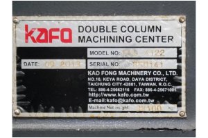 Kafo BMC-4122 CNC Köprü Tip İşleme Merkezi-2013