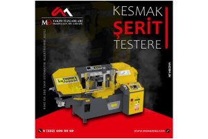 KME GK 350 Tam Otomatik Elektronik Açılı Kesmak Şerit Testere