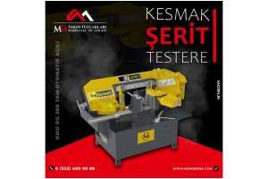 KMO DG 280 Tam Otomatik Açılı Kesmak Şerit Testere