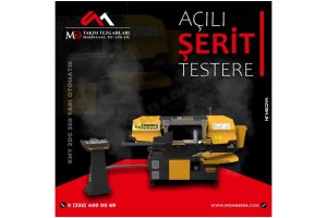 KMY 2DG 350 Yarı Otomatik Açılı Şerit Testere