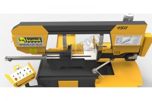 KMY DG 450 Yarı Otomatik Açılı Kesmak Şerit Testere