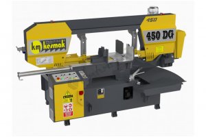 KMY DG 450 Yarı Otomatik Açılı Kesmak Şerit Testere